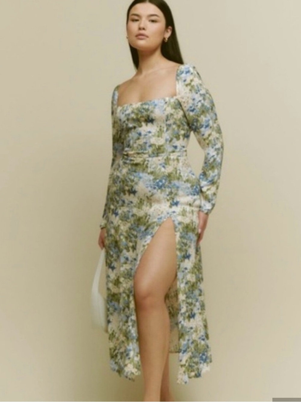 NWT Reformation Sigmund Dress Hillside Pattern Size 12